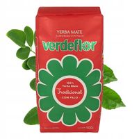 Yerba Mate Verdeflor Tradicional Elaborada Con Palo 0,5kg 500g