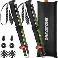 KIJE TREKKINGOWE SKŁADANE KIJKI W GÓRY DO CHODZENIA PO GÓRACH REGULOWANE