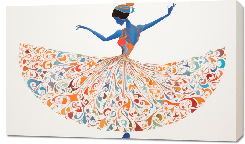 Obraz 100x60cm Wirująca Balerina zdjęcie 1