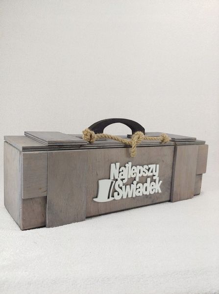 SKRZYNKA NA ALKOHOL PODZIĘKOWANIE DLA ŚWIADKÓW zdjęcie 3