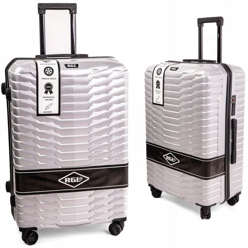 DUŻA WALIZKA PODRÓŻNA XXL NA 4 KÓŁKACH TORBA POLICARBON RGL na Arena.pl