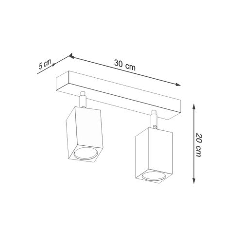 Plafon KEKE 2 dąb na Arena.pl