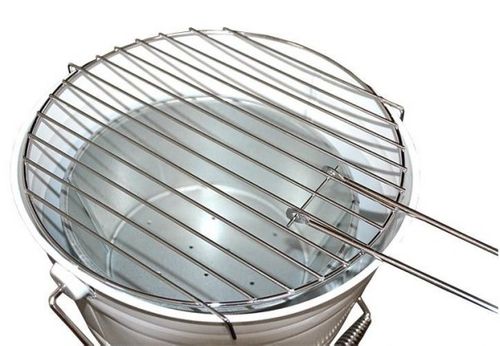 Grill wiaderko biały turystyczny na Arena.pl
