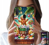 ETUI DO SAMSUNG GALAXY A20E - PIERNIK PIERNIKI ŚWIĄTECZNE WZORY +SZKŁO