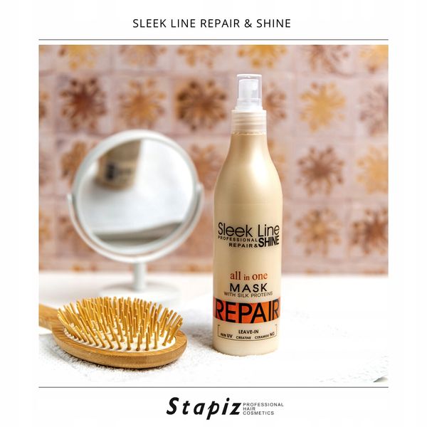 STAPIZ Maska do włosów z jedwabiem REPAIR - ALL IN ONE - 300ml zdjęcie 2