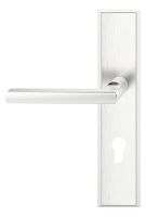 KLAMKA ZEWNĘTRZNA METRO 72MM NA WKŁADKĘ LEWA STAL