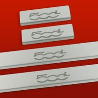 Listwa progowa FIAT 500L Stal nierdzewna 304 mat 4szt