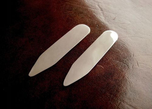 ZE SREBRA FISZBINY USZTYWNIACZE KOŁNIERZYKA WAWA na Arena.pl