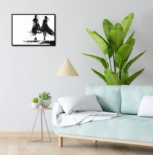 Plakat 55x40cm Atramentowy Przerys na Arena.pl