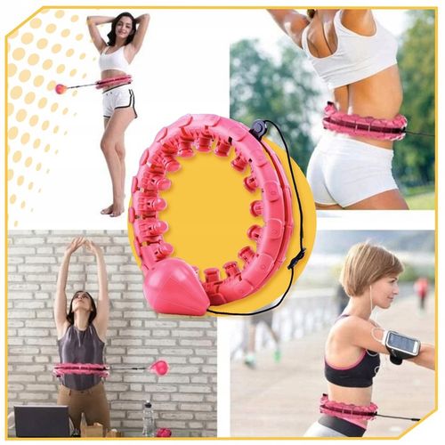 HULA HOP Z OBCIĄŻENIEM Odchudzające Obciążnikiem Smart z Wypustkami HULAHOP na Arena.pl