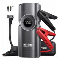 URZĄDZENIE ROZRUCHOWE BOOSTER POWERBANK KOMPRESOR JUMP STARTER 12V 2500A