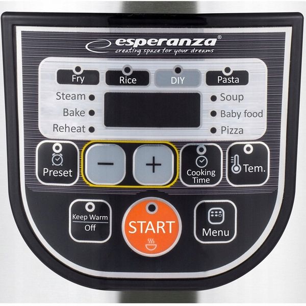 Multicooker Esperanza EKG011 srebrny cooking mate zdjęcie 4