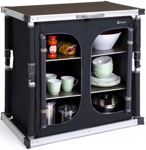 SZAFKA SKŁADANA TURYSTYCZNA WALIZKA BERGER TAMPERE M 84x80x51cm na Arena.pl