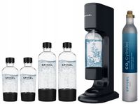 SATURATOR SPINEL SODA BubbleON DO GAZOWANIA WODY - 4 BUTELKI + 6x NAPOJE