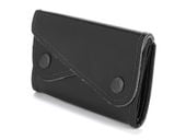 Banknotówka Portfel Czarny Etui Na Pieniądze Retro Uniseks Skórzane G63