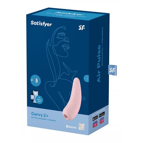 Satisfyer Curvy 2+ Pink With App Incl. Bluetooth And App na Arena.pl