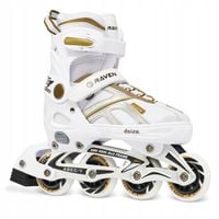 Rolki Regulowane RAVEN Pulse White/Gold 37-40