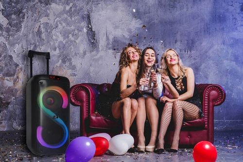 DUŻY GŁOŚNIK BEZPRZEWODOWY BLUETOOTH PARTYBOX USB KOLUMNA XXL KARAOKE na Arena.pl