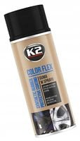 K2 COLOR FLEX GUMA W SPRAYU - CZARNY POŁYSK 400ML