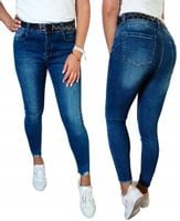 MS2 Jeansy M.SARA Push Up Z PASKIEM wyszczuplające r. 44 XXL (33, 34)
