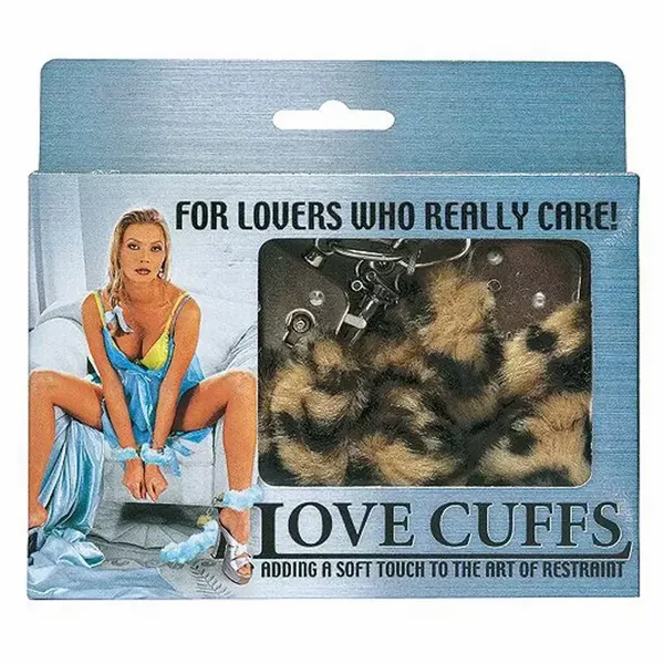 Puszyste Cętkowane Kajdanki - Love Cuffs Lampart zdjęcie 4