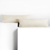 Poszewka dekoracyjna AMBER kremowy2 40x145   jersey  x2