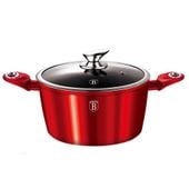 garnek granitowy 24cm berlinger haus burgundy bh-1257