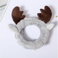 opaska kosmetyczna uszka ozdobna łoś renifer o378sz