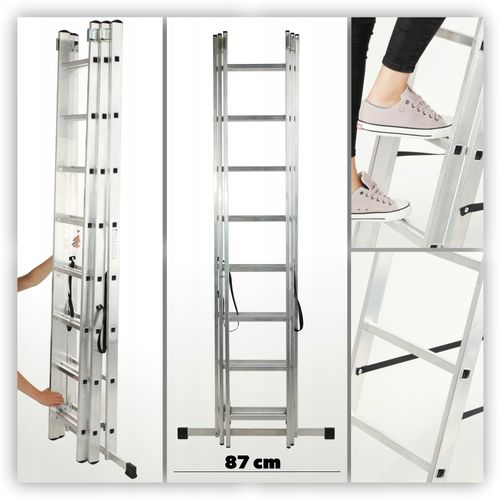 KADAX Drabina wielofunkcyjna 8-stopni 3x8 BASIC na Arena.pl