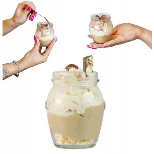 20x POJEMNIKI NA DESERY 150ml Słoik SZKLANY AMFORA Na Deserki Do na Arena.pl