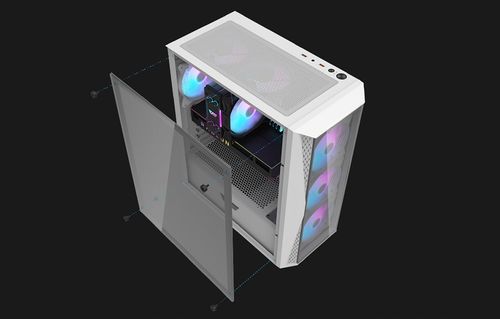 Obudowa DarkFlash DK352 Plus Black&White + 4 fans ARGB na Arena.pl