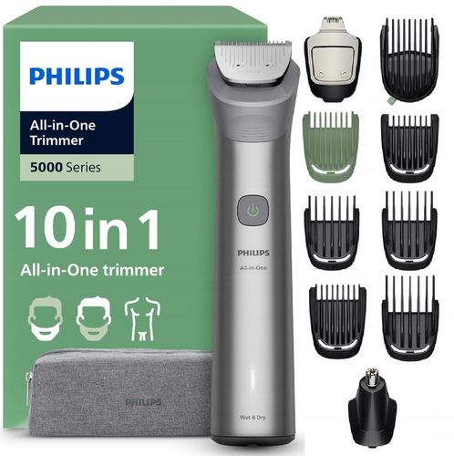 BEZPRZEWODOWA MASZYNKA TRYMER PHILIPS DO WŁOSÓW ZAROSTU BRODY GOLARKA na Arena.pl