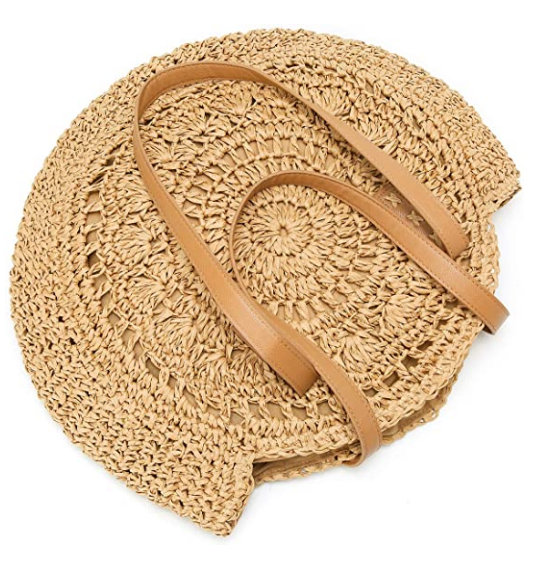 Torebka na RAMIĘ A4 PLECIONA BOHO KOSZYK + BRELOK zdjęcie 4