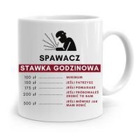 Kubek Prezent Dla Spawacza Stawka Godzinowa Z Nadrukiem Ze Zdjęciem