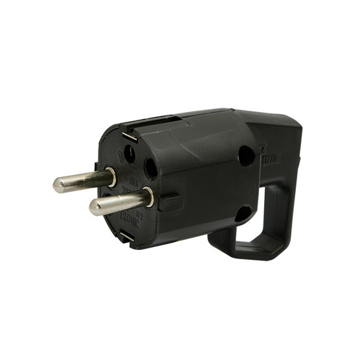 Wtyczka z uchem Uni-Schuko czarna 16A 325-05 Viplast na Arena.pl