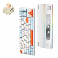 Klawiatura bezprzewodowa mechaniczna MCHOSE MC-K87-5 Icy Creamsicle Switch