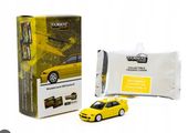 TARMAC MITSUBISHI LANCER GSR Evolution III Yellow w/Trading Card 1:64