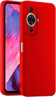 Etui HULLIN Huawei Nova 11 Pro 6,78" czerwone silikonowe