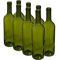 butelka na wino 0,75l oliwkowa 8szt. | 631471