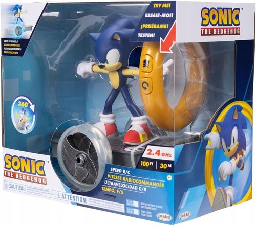 JAKKS ZESTAW SONIC THE HEDGEHOG FIGURKA NA ZDALNIE STEROWANYM POJEŹDZIE na Arena.pl