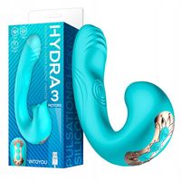 Wibrator ze stymulatorem łechtaczki i pulsacjami.