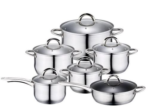 GARNKI KiNGHOFF JUMBO SILVER 12 ELE KH-4450 na Arena.pl