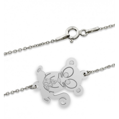 SREBRNY KOMPLET CELEBRYTKI MYSZKI SREBRO PRÓBY 925 na Arena.pl