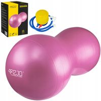 PIŁKA REHABILITACYJNA GIMNASTYCZNA ĆWICZEŃ PEANUT BALL FASOLKA POMPKA 90cm