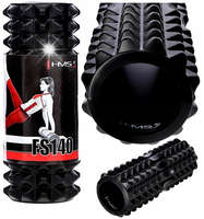 Roller Wałek do Masażu Ćwiczeń Fitness CrossFit z Wypustkami Pianka 33CM