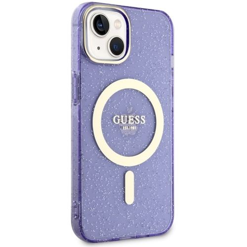 Etui Guess do iPhone 15 Plus, iPhone 14 Plus, Fioletowy, MagSafe na Arena.pl