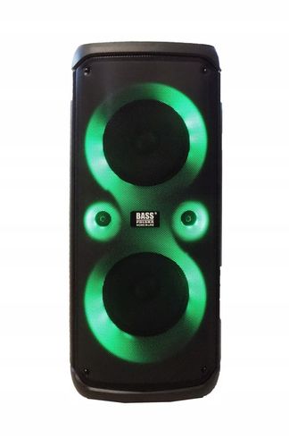 KOLUMNA GŁOŚNIKOWA PRZENOŚNA KARAOKE BLUETOOTH USB AKUM SUPER JAKOŚĆ MOCNA na Arena.pl