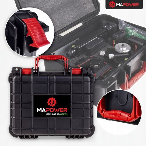 LASER KRZYŻOWY POZIOMICA LASEROWA 360 PŁASZCZYZNOWA LASER ZIELONY + na Arena.pl