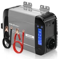 Qoltec przetwornica 12V/230V 300W LCD