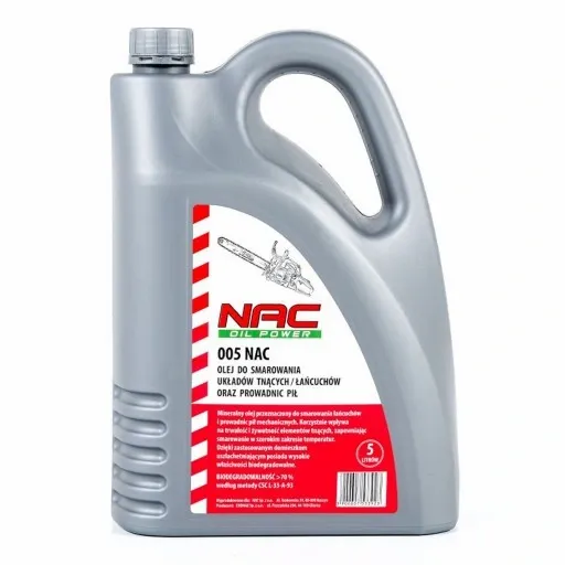 Olej do Smarowania Łańcucha i Prowadnicy NAC 5L zdjęcie 1